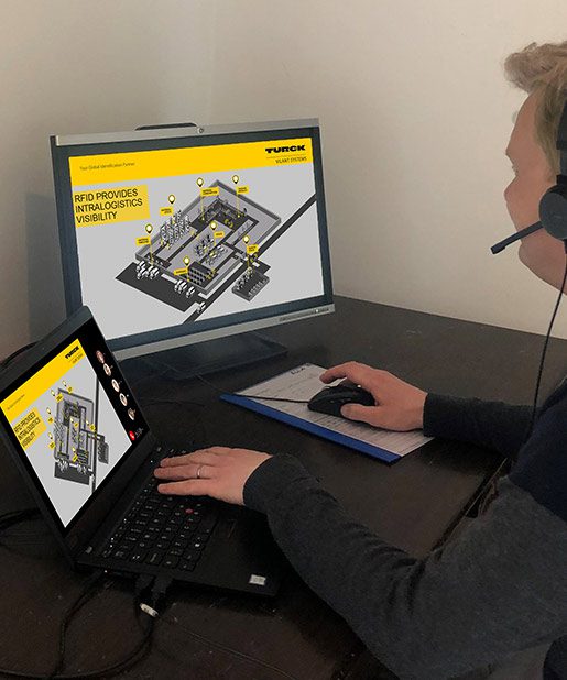 RFID remote training during Covid-19